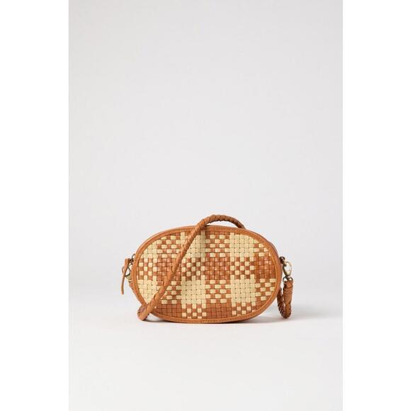 Bembien Handbags - Bembien Vintage Check Ovale Crossbody – As Is (Leather Cracking & Scratches)
